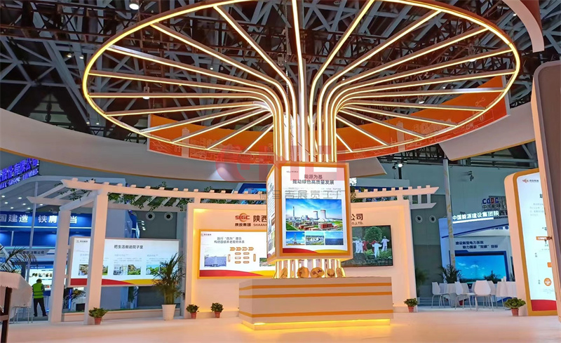 2022年絲博會-陝投集團妖精视频一区二区展示搭建